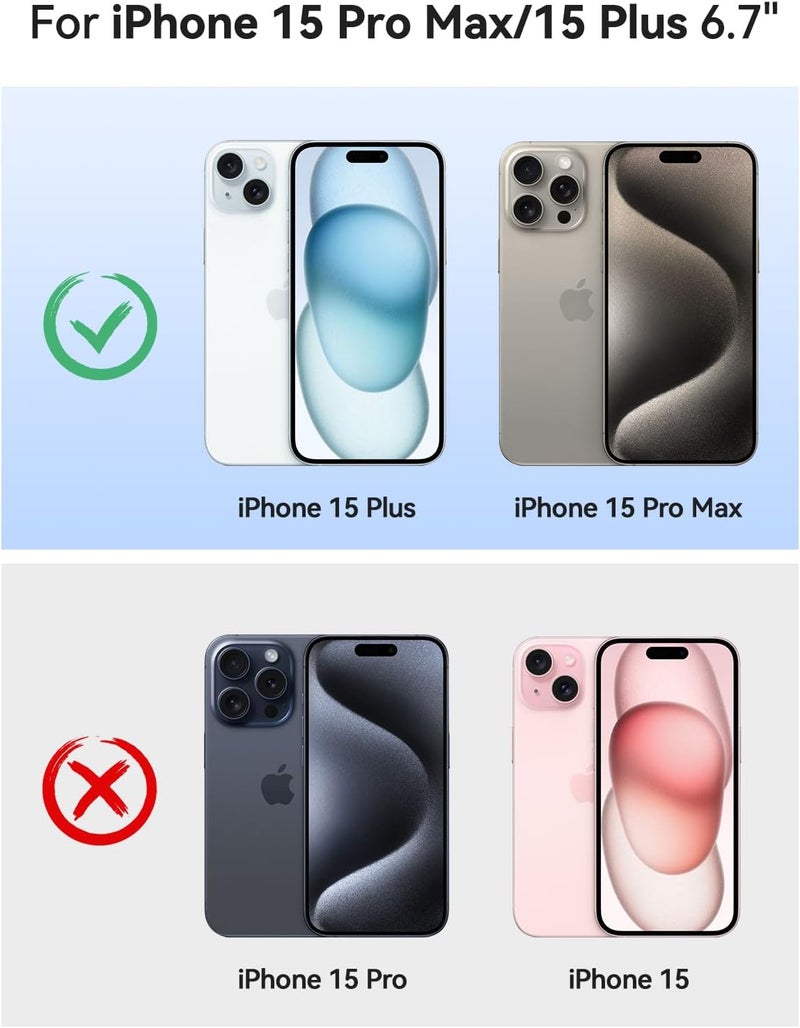 Newdery 10000mAh Battery Case for iPhone 15 Pro Max/Plus, USB C Qi Wireless Charging,Portable Protective Charger Case Battery Pack - Image 2